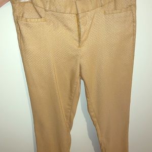 Yellow Dress pants From Banana Republic
